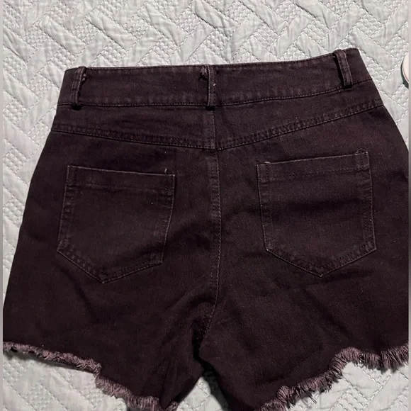 Rhinestone High Waisted Shorts - Picture 4 of 4